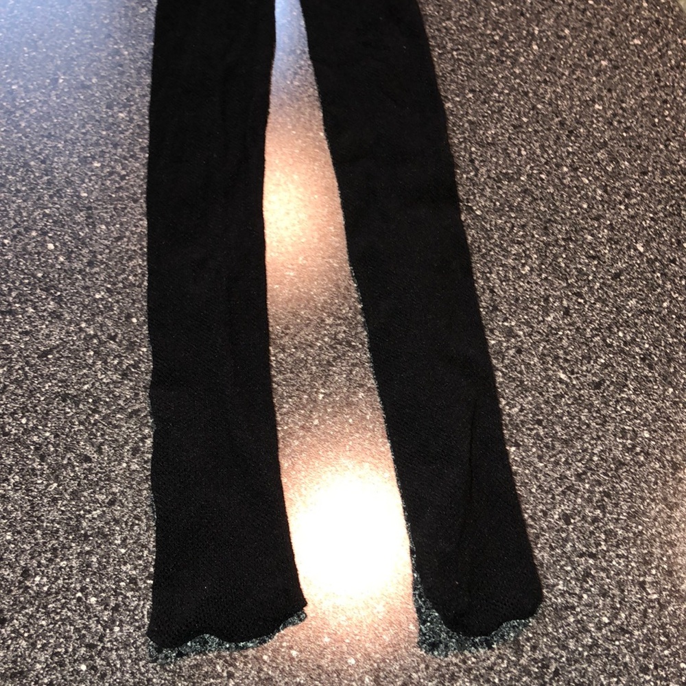 Black Seamless Fishnet Tights